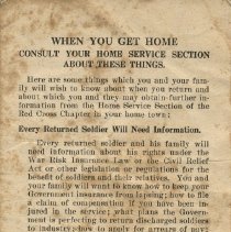 When You Get Home, WWI