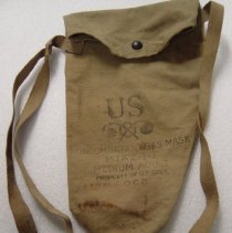 WWI gas mask bag-Louis J. Ruzicka, Jr.