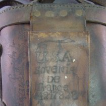 WWI binoculars case detail-Louis J. Ruzicka, Jr.