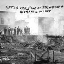 Brownton fire, October 9, 1910, 4:00a.m.