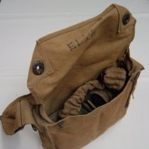 WWI gas mask & haversack-E. A. Elke