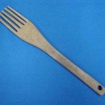 Handmade wooden fork