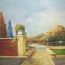 George "Jake" Jacobson painting, 1955