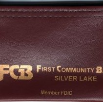 First Community Bank coin purse