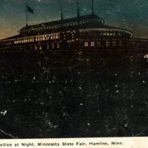 Live Stock Pavilion at Night