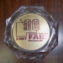 Leon Odegaard plaque-McLeod County Fair, 1997