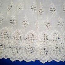 Lace detail on child's dress