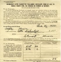 Postmaster's Letter, 1922