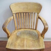 Oak desk chair
