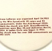 Grace Ev. Lutheran Church, Hutchinson, MN,1953-1963