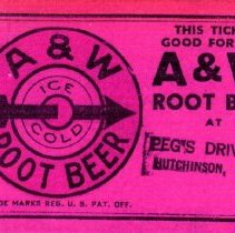 A&W root beer-Peg's Drive In, Hutchinson, MN