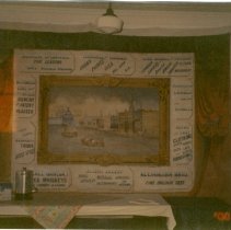 Dist. 11, Komensky, Stage Curtain from Bohemian Hall