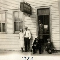 Alfred "Fritz" Zupfer Pocket Billiards & Barber Shop, Biscay, 1933