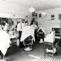 Jack Knaff Barber Shop, Hutchinson, 1926