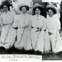 Rose Jenecky, Teckla Johnson, Jennie Linder, Hulda Johnson
