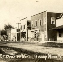 Main Street,  looking north, Biscay, MN
