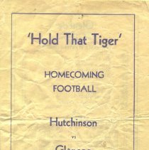 Glencoe Homecoming program 1938