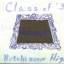 Hutchinson HS Class of 1938 Autograph book
