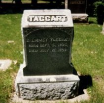 S. Emmet Taggart headstone, Oakland Cemetery