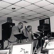 Bill Brown & Bill Farmer at Les Kouba Tribute1-31-1987