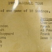 1905 Hutchinson Baseball Team