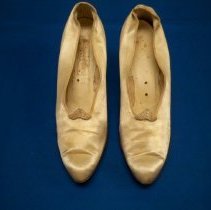 Elizabeth "Lizzie" Quast wedding shoes, 1917