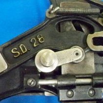 Junker & Ruh stitching machine detail