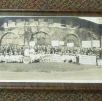 Group at Hippodrome, Minnesota State Fairgrounds, St. Paul, c. 1920
