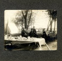 Martha Merrill, Lewis Merrill, & others at a picnic