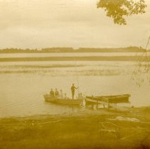 Fishing boat, Lake Jennie