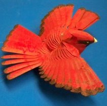 Cardinal woodcarving