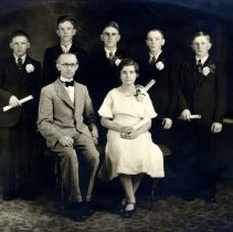 1933 Confirmation Class-Zion Ev. Lutheran Church, Lynn Twp.