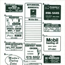 Telephone directory cover