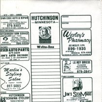 Telephone directory cover