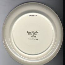 Commemorative plate: St. John's Ev. Lutheran Church, Plato, MN