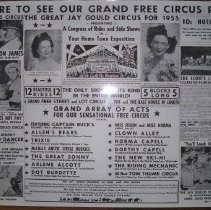 Jay Gould Circus, 1955