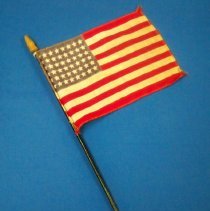 American 48 star desk flag