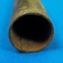 Mortise Chisel detail of forge welding of handle socket