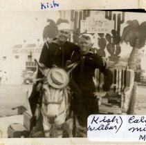 Wilbur Kish & Calvin Miller in TiJuana, Mexico, 1946