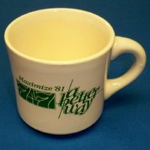 3M coffee mug, 1981