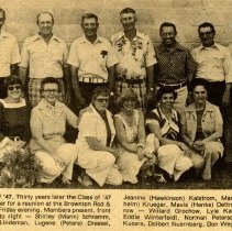 Brownton Class of 1947-30th reunion