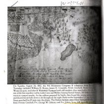 1862 Indian War sketch in book