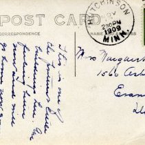 Carnegie Library, Hutchinson, MN-reverse