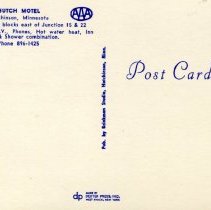 Hutch Motel, Hutchinson, MN-reverse