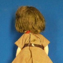 Brownie Scout doll back view