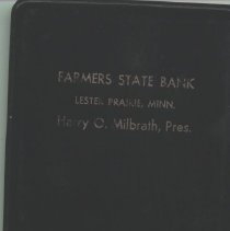 Farmers State Bank, Lester Prairie, MN notebook
