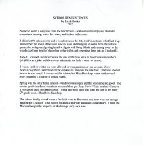 School District #4 memories