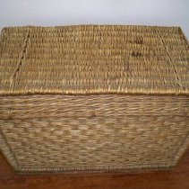 Wicker Trunk back view