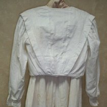 White cotton bodice and skirt