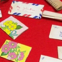 Air mail letters and other mail